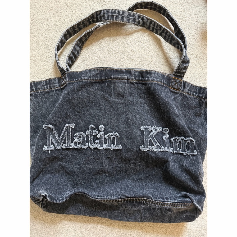 Martin Kim Denim Tote Bag